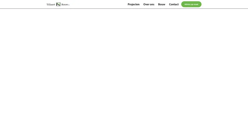 Website van Aannemersbedrijf N. van den Tillaart