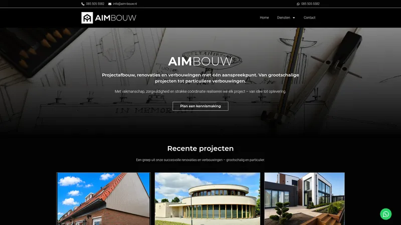 Website van AIMBOUW