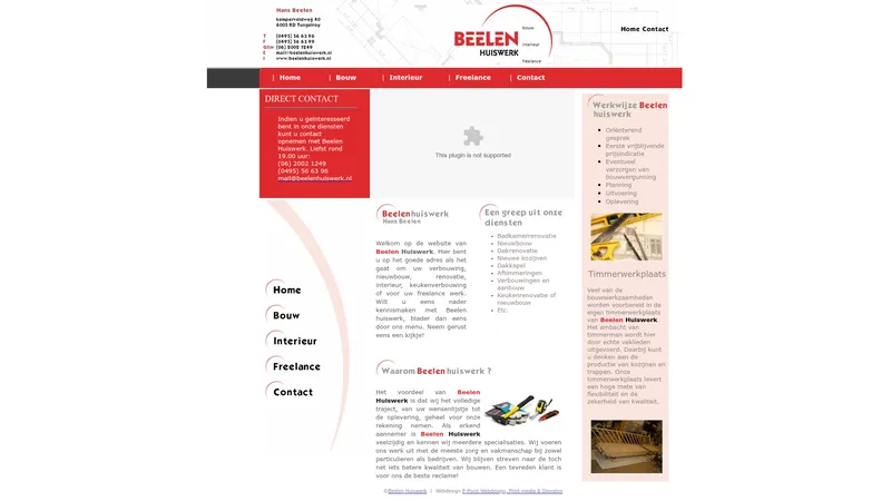 Website van Beelen Huiswerk