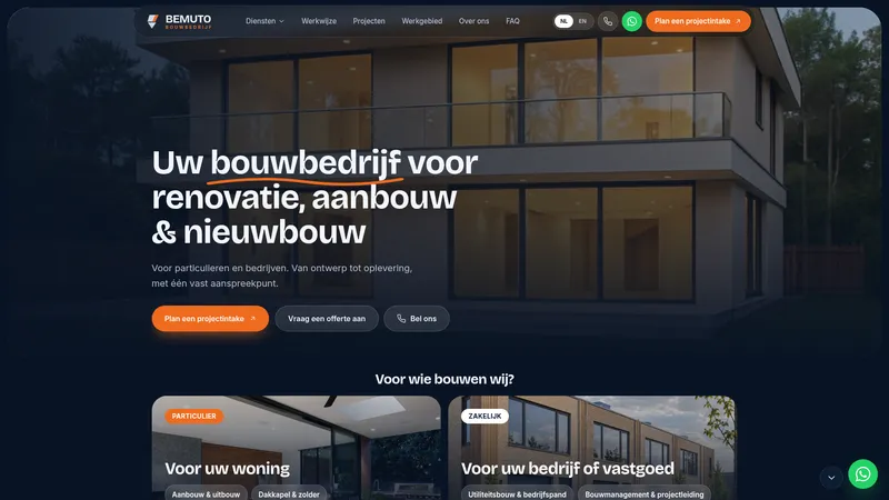 Website van Bemuto B.V.