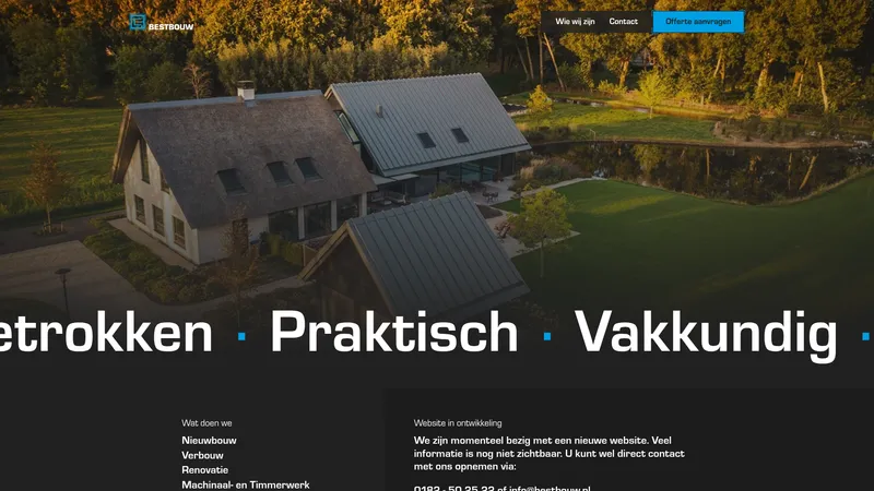 Website van Bestbouw Haastrecht B.v.