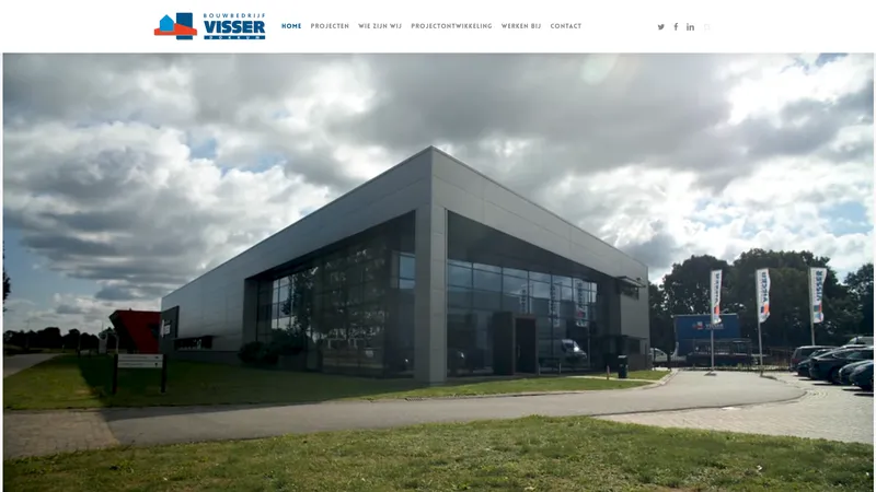 Website van Bouwbedrijf Visser Dokkum B.V.