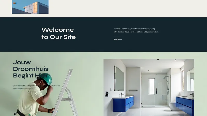 Website van BouwbedrijfRanda