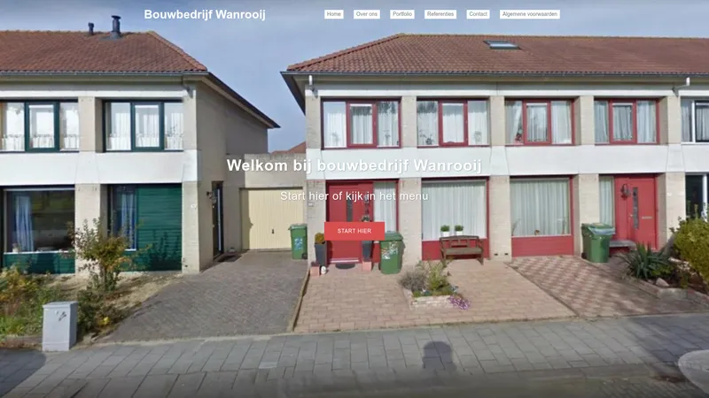 Website van Bouwbedrijfwanrooij