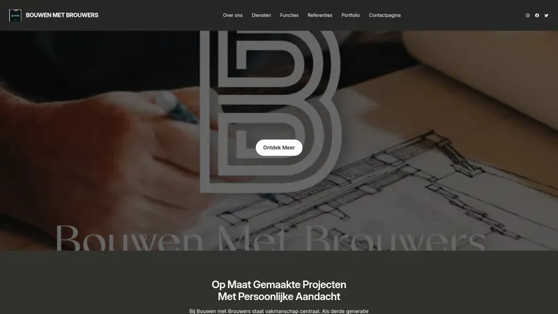 Website van Bouwen met Brouwers