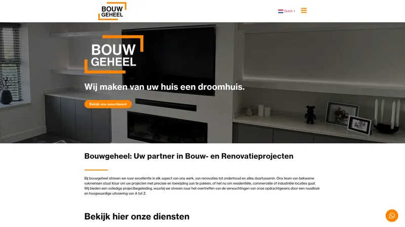 Website van Bouwgeheel