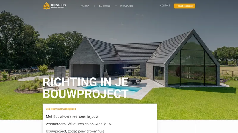 Website van BouwKoers B.V.