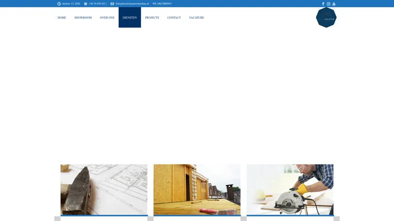 Website van Bouwmaster Rotterdam
