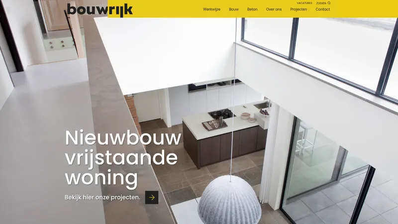 Website van Bouwrijk BV