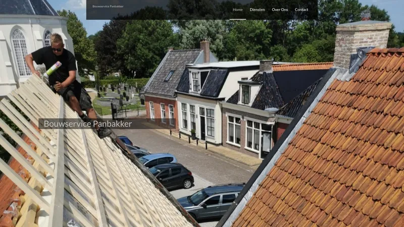 Website van Bouwservice Panbakker