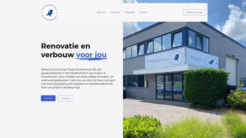 Website van Centraal Totaal Onderhoud B.V.