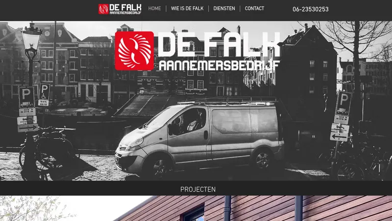 Website van De Falk