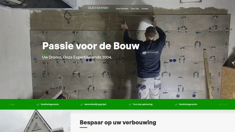 Website van Duchowski Renovatie & Verbouwing, Duchowski Kozijnen