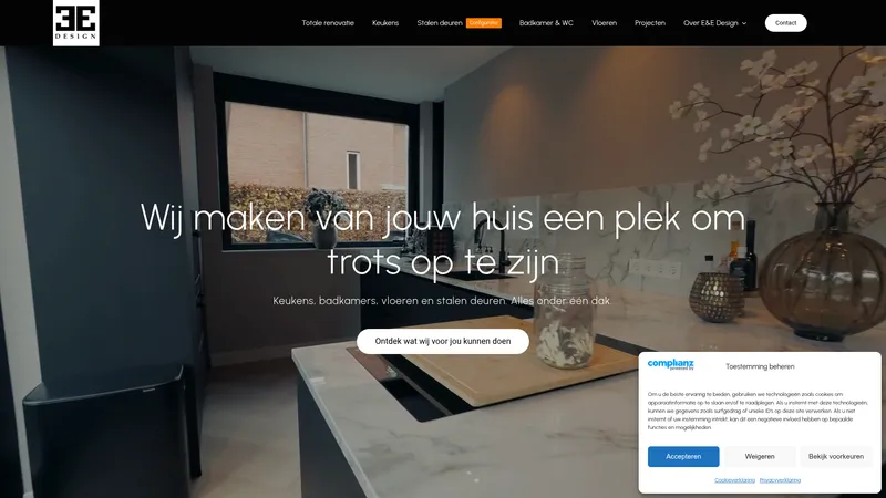 Website van E&E Design