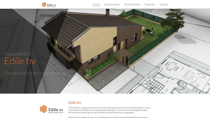 Website van Edile Bv