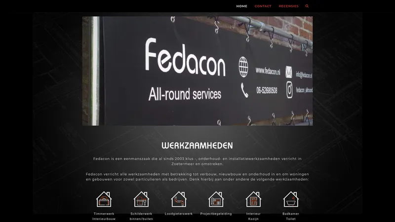 Website van Fedacon