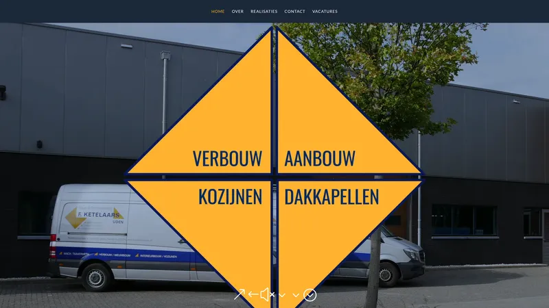 Website van Firma Ketelaars