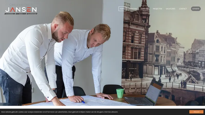 Website van Gebroeders Jansen B.V.
