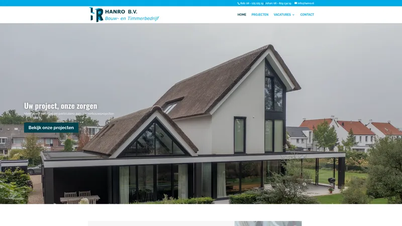 Website van Hanro