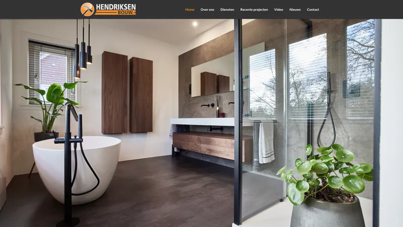 Website van Hendriksen Bouw B.V.