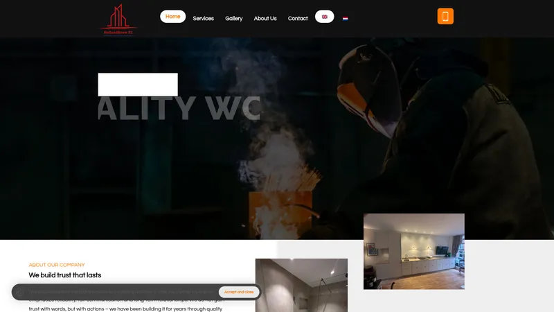Website van Hollandbouwxl