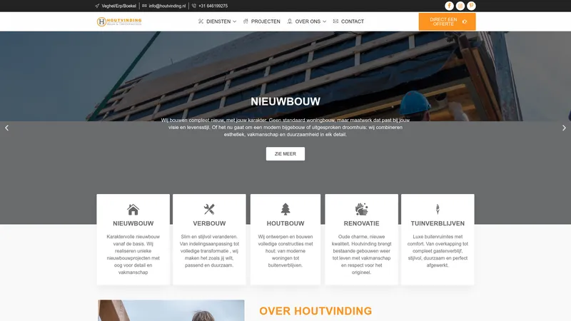 Website van Houtvinding