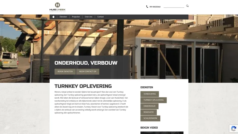 Website van Huis & Heek
