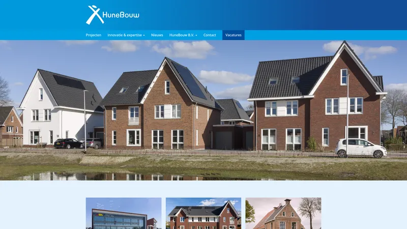 Website van HuneBouw