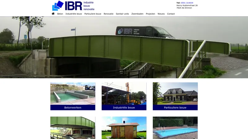 Website van IBR B.V.