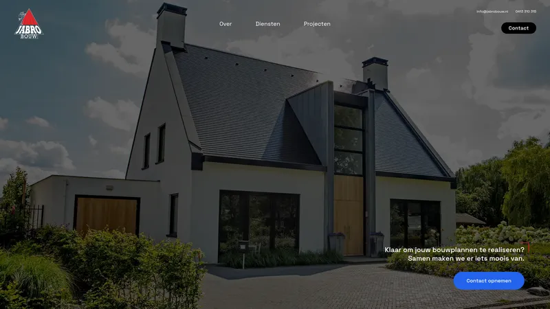 Website van Jabro Bouw BV
