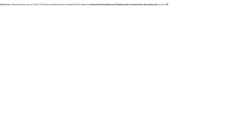 Website van JML Bouw B.V.