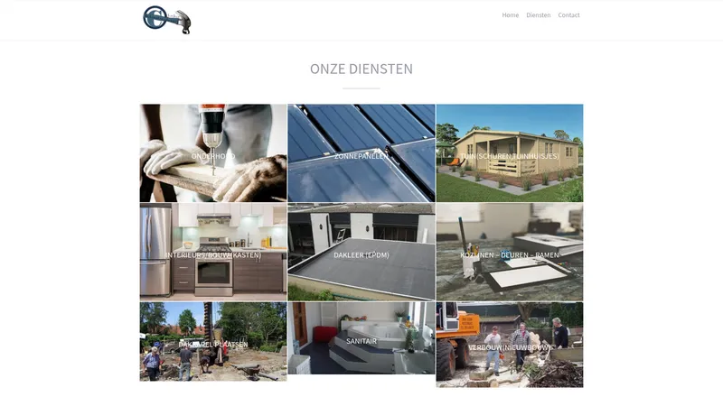 Website van Jonker Klusbedrijf OC