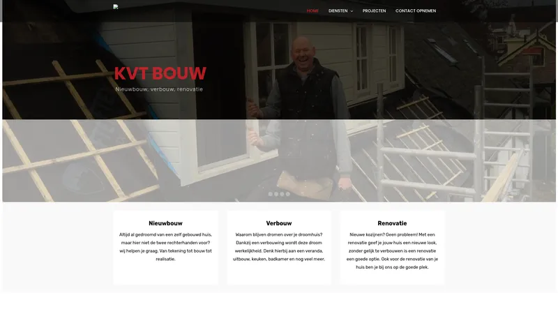 Website van K.v.T. Bouw