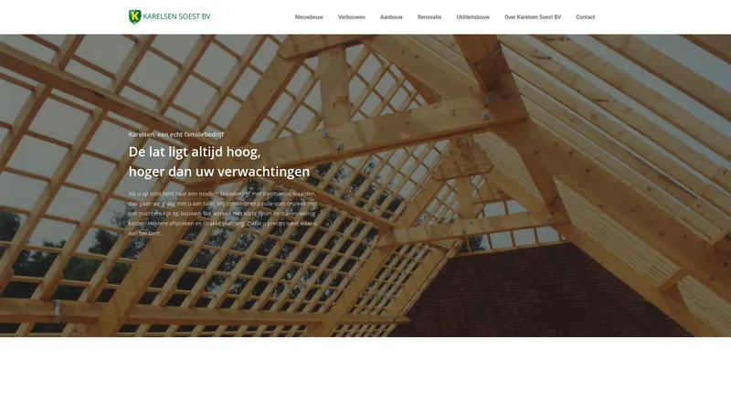 Website van Karelsen Soest B.V.
