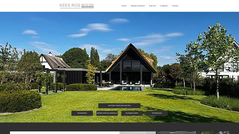 Website van Kees Ros Bouw