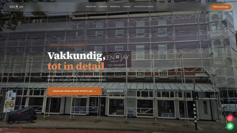 Website van Ken-Jay Onderhoud Amsterdam