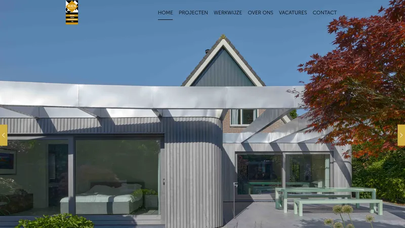 Website van Kien Aannemers