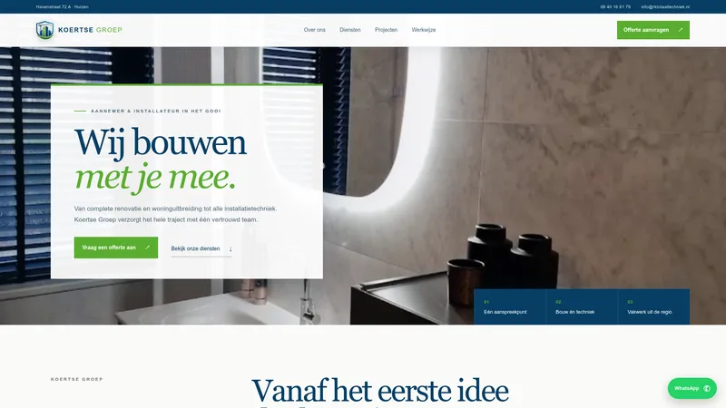 Website van Koertse-Groep
