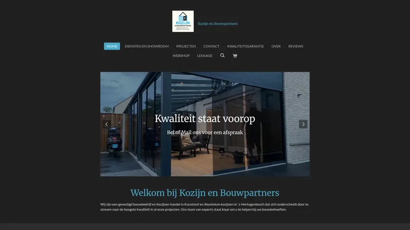 Website van kozijn en bouwpartners bv
