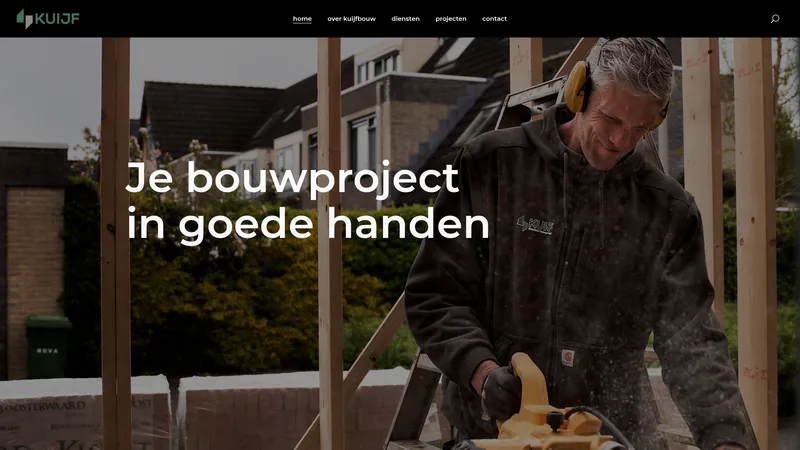 Website van Kuijf bouw