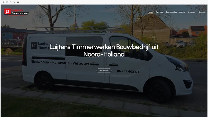 Website van Luijtens timmerwerken