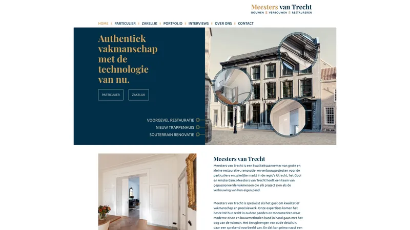 Website van Meesters van Trecht
