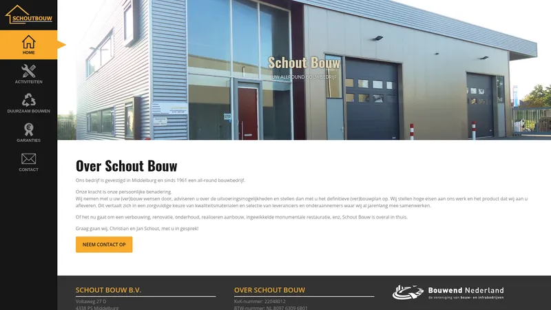 Website van Middelburg Voltaweg 27d