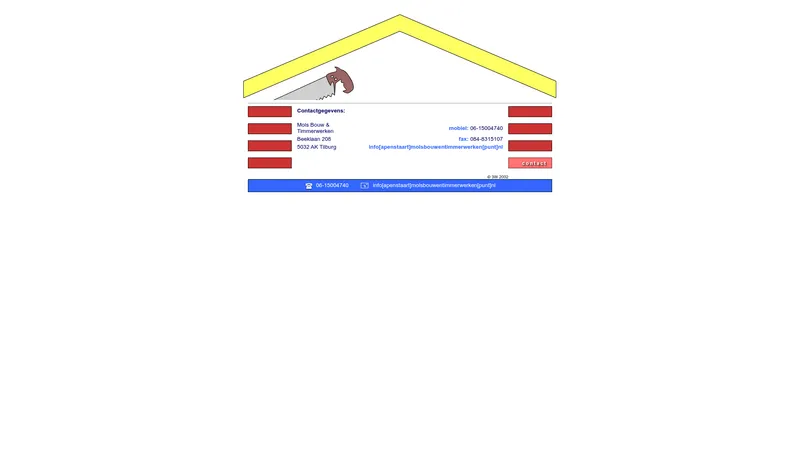 Website van Mols Bouw & Timmerwerken
