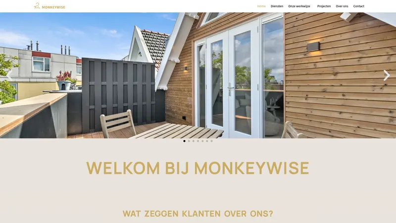 Website van Monkeywise