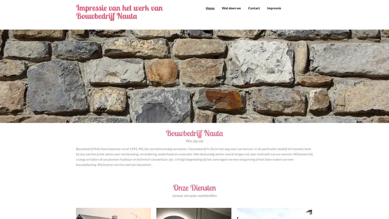 Website van Nauta