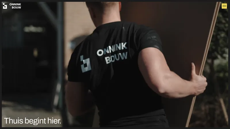 Website van Onnink Bouw