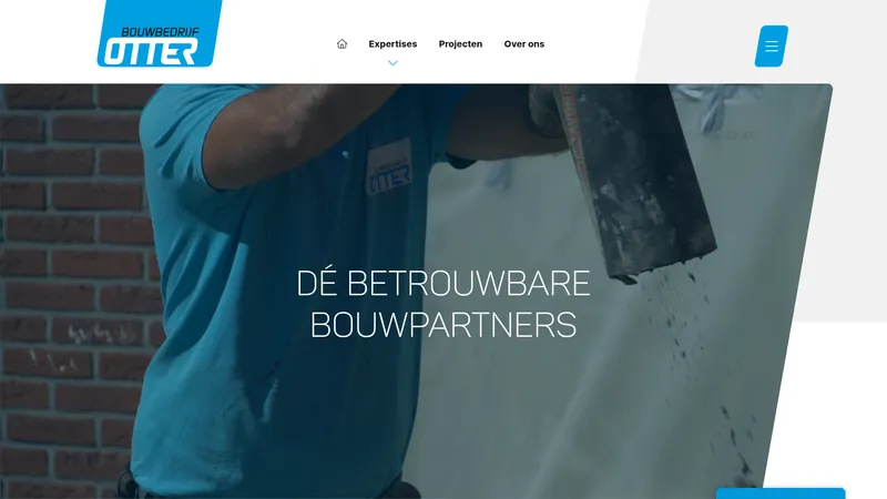 Website van Otter Bouwbedrijf