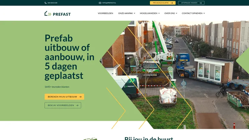 Website van Prefast