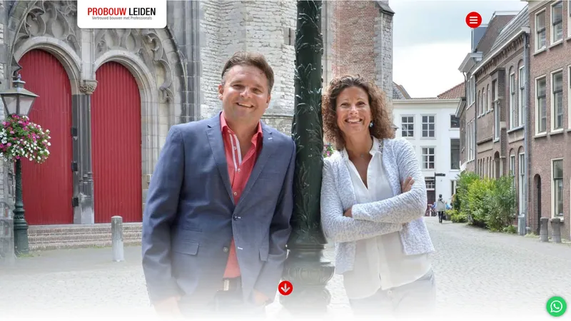 Website van Probouw Leiden